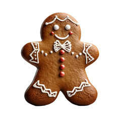 gingerbread isolated on transparent background, png