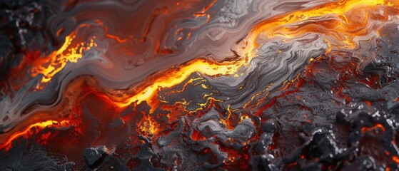 Dancing Flames and Frozen Frost: A Mesmerizing Fire and Ice Pattern