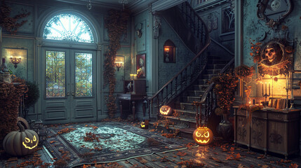 Transform your home into a haunted haven, where every corner hides a spooky surprise, inviting...