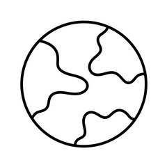 word doodle Line icon.