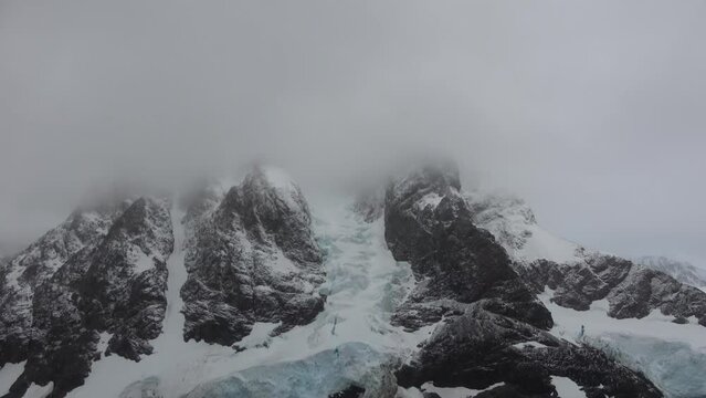 Sailing along the Lemaire Channel, Antarctica