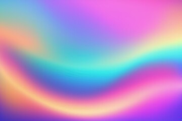 Obraz premium Beautiful color gradient background with noise. Abstract pastel holographic blurred grainy gradient banner background texture Colorful digital grain soft noise effect, Vintage, Retro
