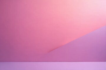 Obraz premium Blank pale purple or pink color gradation with dark tone paint on environmental friendly cardboard box paper texture background with space minimal style