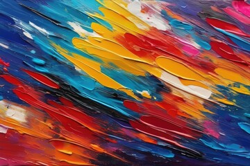 palette knife textured painting abstract background art. Detailed texture of brush strokes....