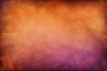 Fototapeta premium Vintage retro style amethyst copper orange texture vignette portrait background - copper orange abstract old rough vignetting paper - pastel antique ancient dirty vertical backdrop wallpaper