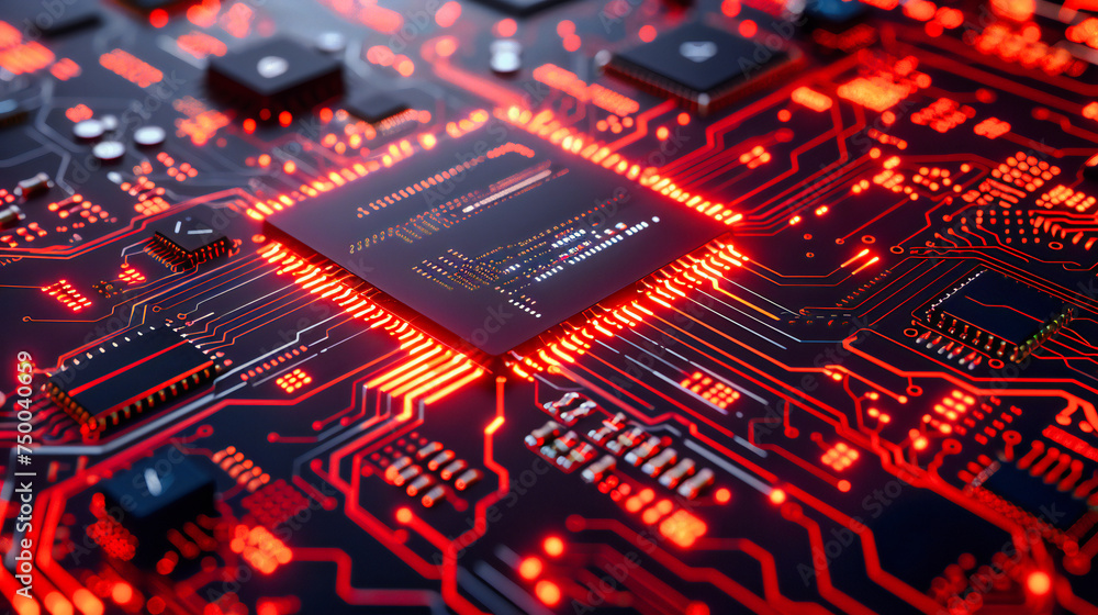 Poster the heart of digital engineering: zooming into the microchip world, where technology and electronics