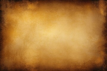 Vintage retro style gold brown grunge texture vignette portrait background - gold brown abstract old rough vignetting paper - pastel antique ancient dirty vertical backdrop wallpaper