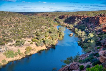 Sierkussen Ross Graham river walk in Kalbarri National Park, Western Australia © jovannig