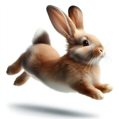 Obraz premium rabbit on white background