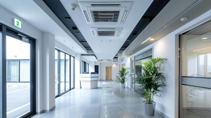 Ceiling mounted cassette type air conditioner