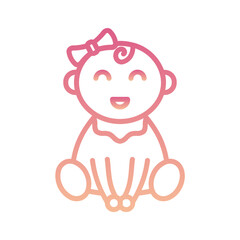 Baby Gradient Linear Style