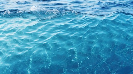 Obraz premium Serene Blue Water Background for Summer, Beach, Pool and Ocean Scenes