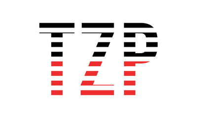 TZP three initial letter iconic line negative space minimal logo design vector template. monogram, abstract, wordmark, business, typography, minimalist, brand, company, flat, modern, unique, simple