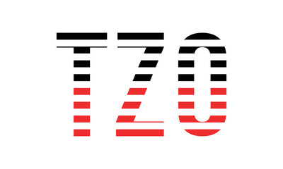 TZO three initial letter iconic line negative space minimal logo design vector template. monogram, abstract, wordmark, business, typography, minimalist, brand, company, flat, modern, unique, simple
