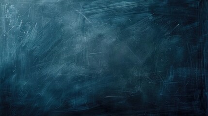 A blank dark blue chalkboard texture background. back to school background with copy space