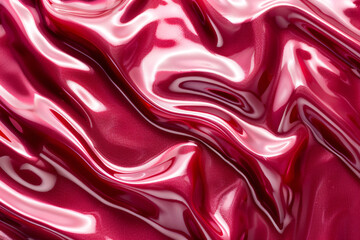 Obraz premium Shiny red latex surface background