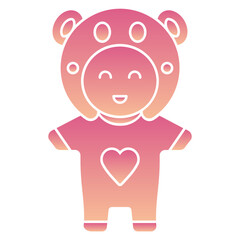 Baby Flat Gradient Style
