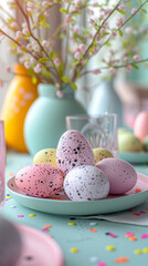 Decoration on Easter, generated ai