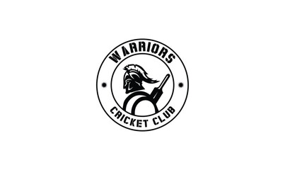 Warriors cricket club Sport Logo Template Design