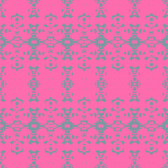 Old wallpaper on the wall.