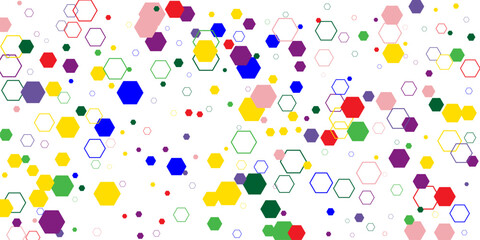 Rainbow color triangle seamless pattern