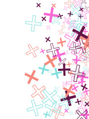 Object fountain organized from random sparcle star pictographs as fireworks.