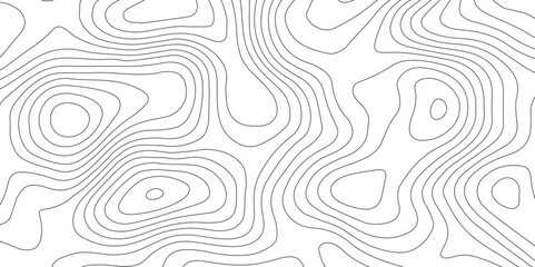 Topographic map background geographic line map with elevation assignments. geographic contour map paper texture. terrain path isolated on a white background retro topographic map. vector illustration. - obrazy, fototapety, plakaty