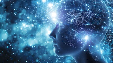 Futuristic Tech and AI Representation. Concept of Artificial Intelligence
