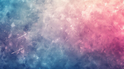 Abstract pink and blue watercolor background with a rough grunge texture. - obrazy, fototapety, plakaty