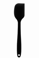 Rubber scraper type spatula on a white background 