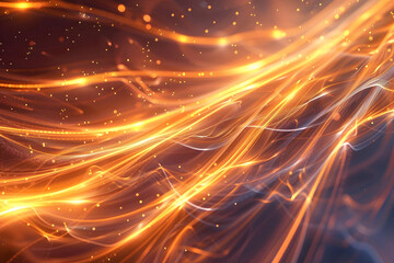 Fototapeta premium Abstract spreading lines shiny effects background.