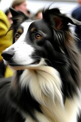 photo of a long-haired dog