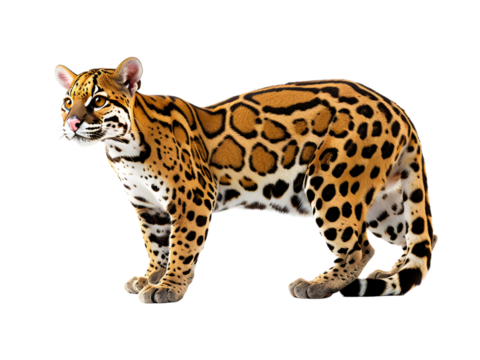 Ocelot (Leopardus pardalis) on whitebackgroud.png