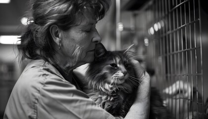 Immerse in the connection as vet doctors embrace furry patients with compassion, delivering healing harmony and exemplary care.