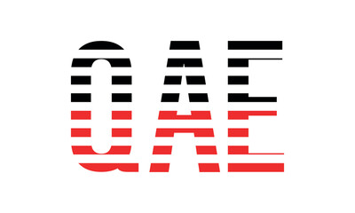 QAE three initial letter iconic line negative space minimal logo design vector template. monogram, abstract, wordmark, business, typography, minimalist, brand, company, flat, modern, unique, simple