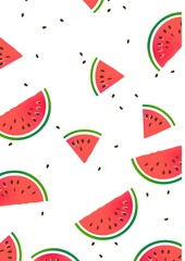 watermelon seamless pattern