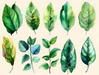 Breathing Clean Air: Vibrant Leaf Designs for a Healthier Planet