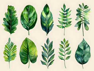 Green Leaves Galore: Artistic Styles for Sustainable Imagery