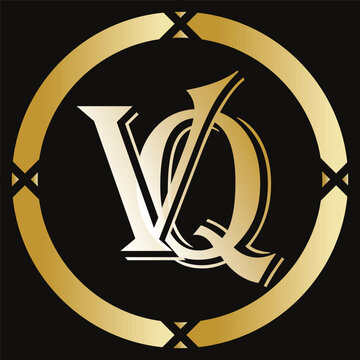 VQ lettermark and branding logo design with a leaf. And your best choice.
