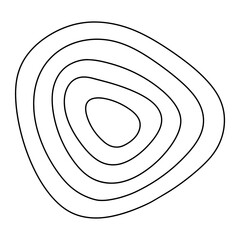 hand drawn line art abstract.