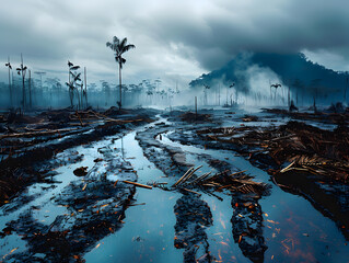 Impactful Images: Depicting the Consequences of Pollution and Climate Change on Communities
