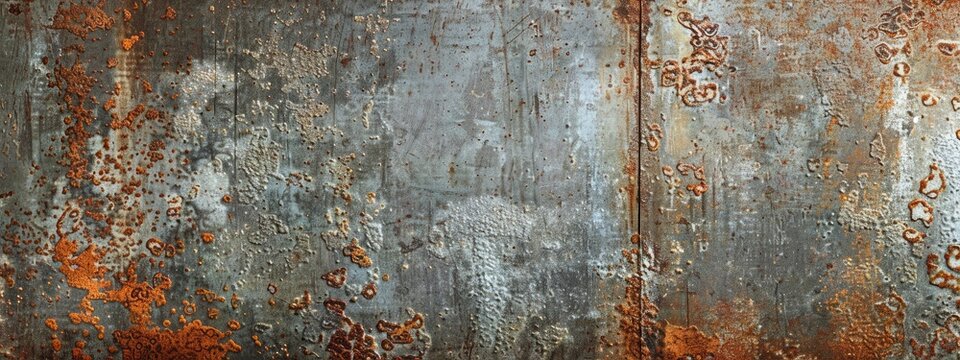 Galvanized Steel Grunge texture background ,Old rusty metal texture. Rusty steel background. Vintage old metal material texture surface grunge © Ilmi
