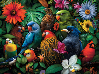 Obraz premium Preserving Our Planet's Heritage: Endangered Species, Biodiversity, Indigenous Cultures