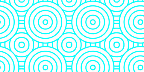Fototapeta na wymiar Overlapping Pattern Modern diamond geometric waves spiral pattern and abstract transparent circle wave lines. blue seamless tile stripe geomatics create retro square line backdrop pattern background.