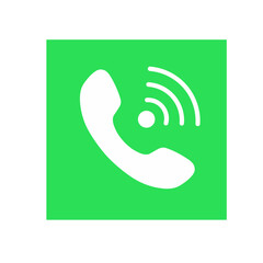 Green Telephone Icon