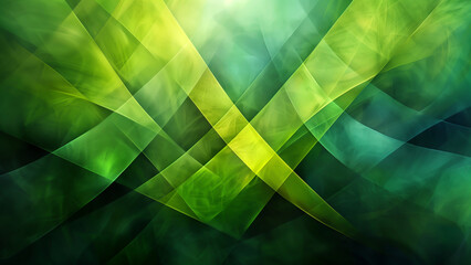 An elegant abstract art in shade of green