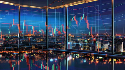 Fototapeta na wymiar Assessing Market Performance: Stock Exchange Data Metrics