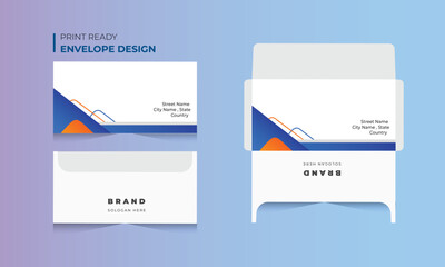 modern envelope design template