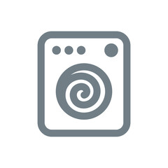 Washing machine icon. Washer icon. Symbol of washing or linen.