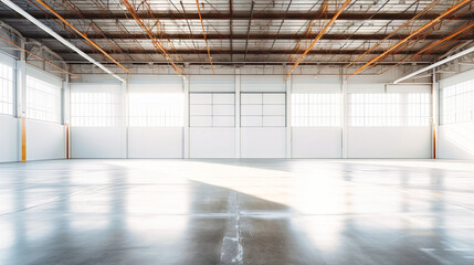 Empty Warehouse Interior